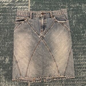 Vintage American Eagles Blue Skirt, Size 2